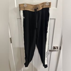 Moncler Logo Crepe Jogger women’s Black IT48/US12